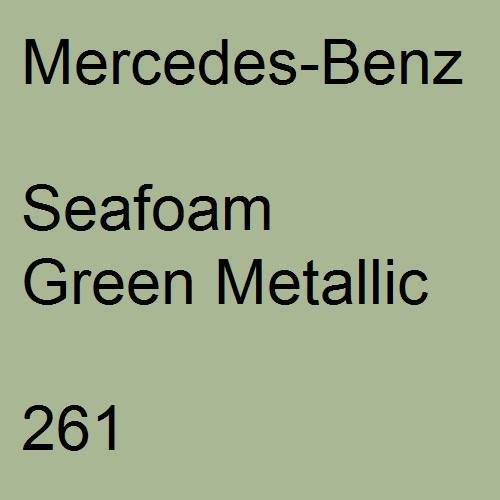 Mercedes-Benz, Seafoam Green Metallic, 261.